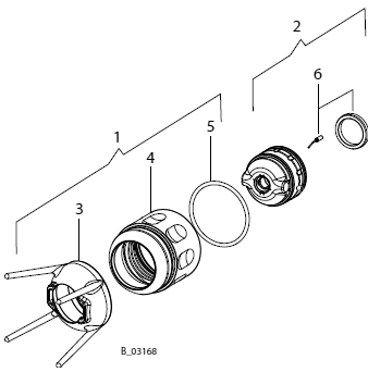 Fan Spray Nozzles Diagram and Parts List for GM5000EAC  Titan Sprayer