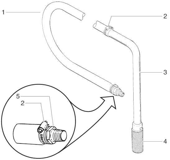 Powrliner 6900xlt Sp Siphon Hose Assembly (P/N 103-842) Diagram and Parts List for 6900XLT POWRLINER Titan Paint Sprayer