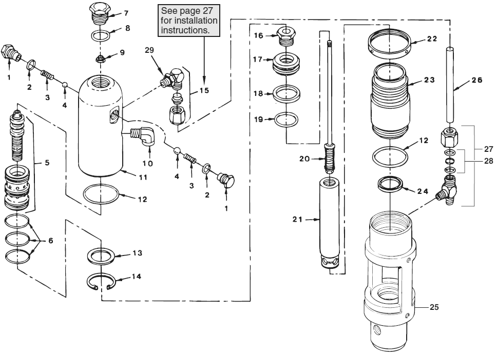 Powrtwin 6900gh Hydraulic Motor Diagram and Parts List for 6900GH  Titan Paint Sprayer