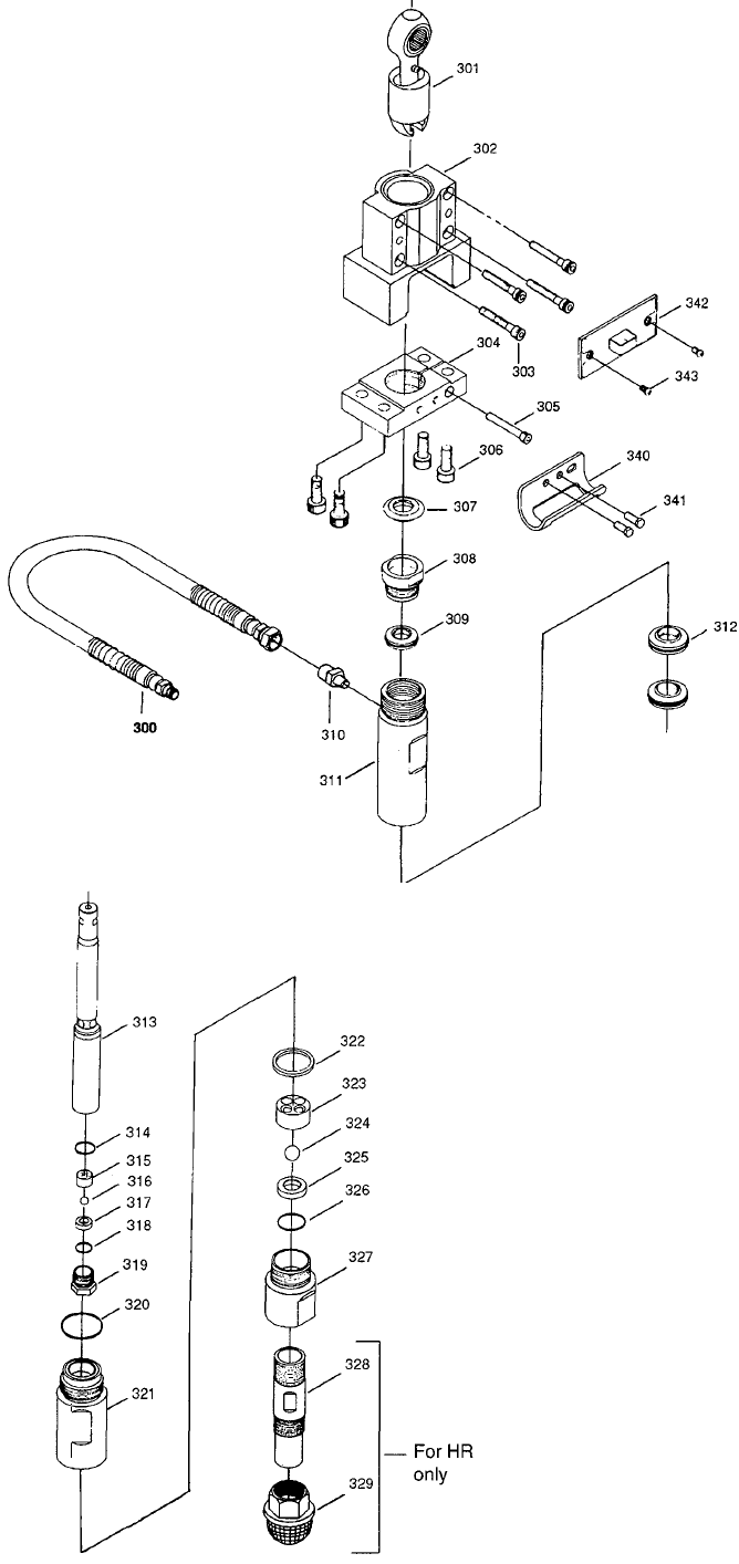 Epic 1200hpg Fluid Section Diagram and Parts List for 1200HPG  Titan Paint Sprayer