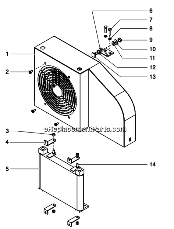 Belt Guard Assembly Diagram and Parts List for 9900XLT 759-990 Titan Paint Sprayer