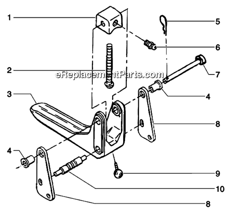 Trigger Assembly Diagram and Parts List for 9900XLT 759-990 Titan Paint Sprayer