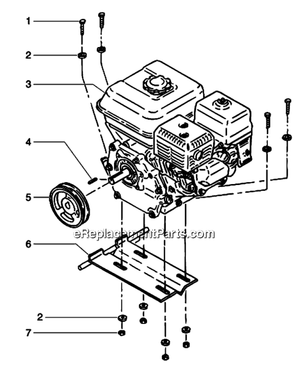 Gas Convertokit Diagram and Parts List for 9900XLT 759-990 Titan Paint Sprayer