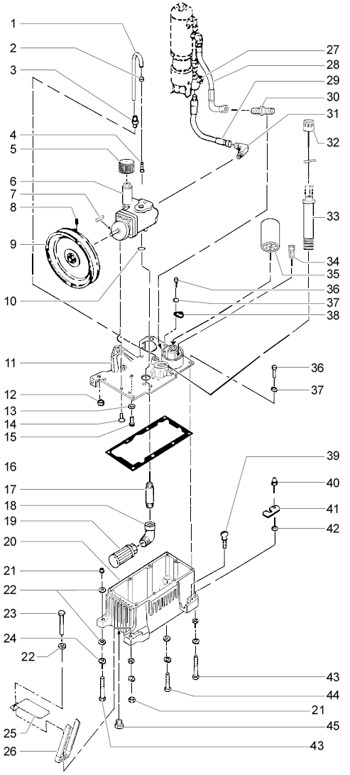 Powrtwin 3500 50th Ann. Hydraulic System Diagram and Parts List for 3500  Titan Paint Sprayer