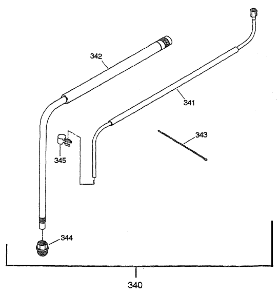 Epic 447ex Syphon Assembly Diagram and Parts List for 447EX  Titan Paint Sprayer