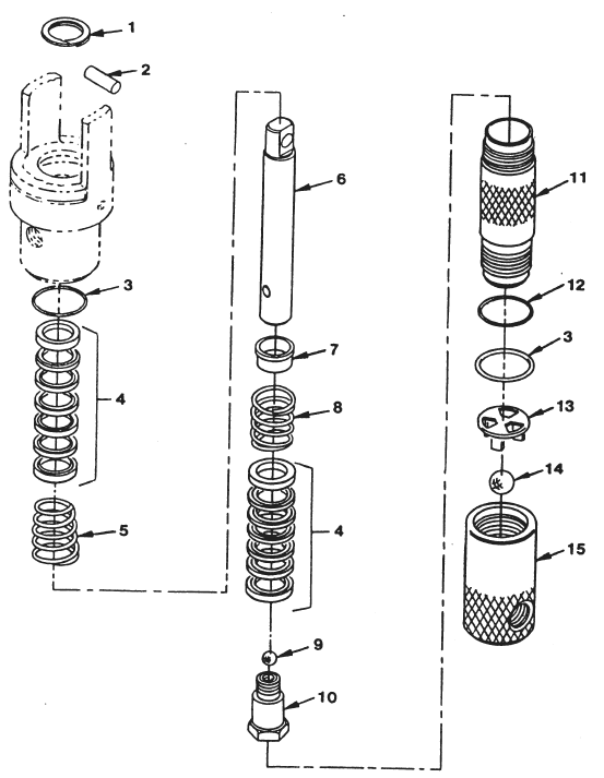 Powrtwin 5500 Fluid Pump Diagram and Parts List for 5500  Titan Paint Sprayer