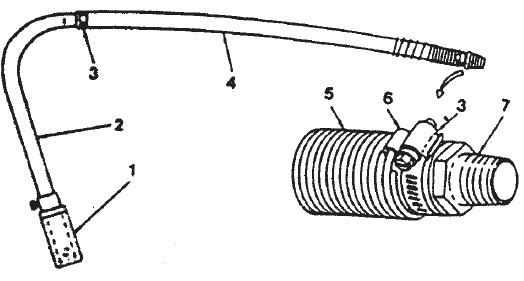 Powrtwin 4500 Syphon Hose Assembly Diagram and Parts List for 4500  Titan Paint Sprayer