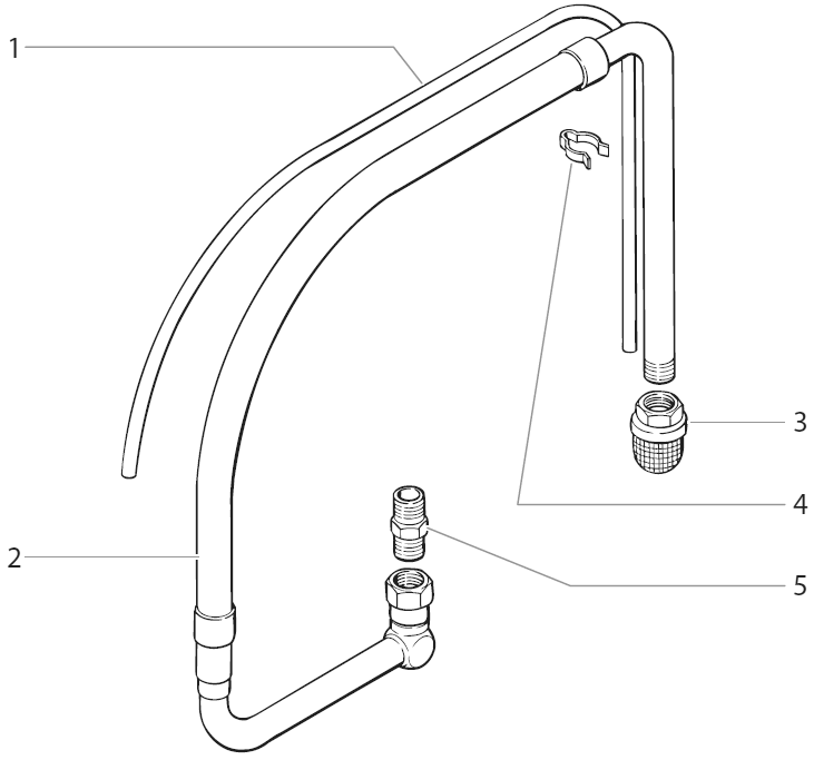 Impact 740 Low Rider Siphon Assembly (P/N 805-296) Diagram and Parts List for 740  Titan Paint Sprayer
