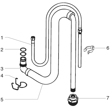 340 Suction Set Assembly Diagram and Parts List for 340  Titan Paint Sprayer