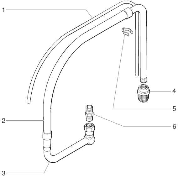 Epx2455 Suction Set (Low Boy) Diagram and Parts List for EPX2455  Titan Paint Sprayer