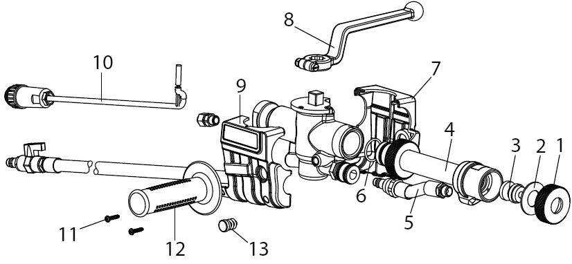 Powrmax 605 Spray Lance Diagram and Parts List for 605  Titan Paint Sprayer