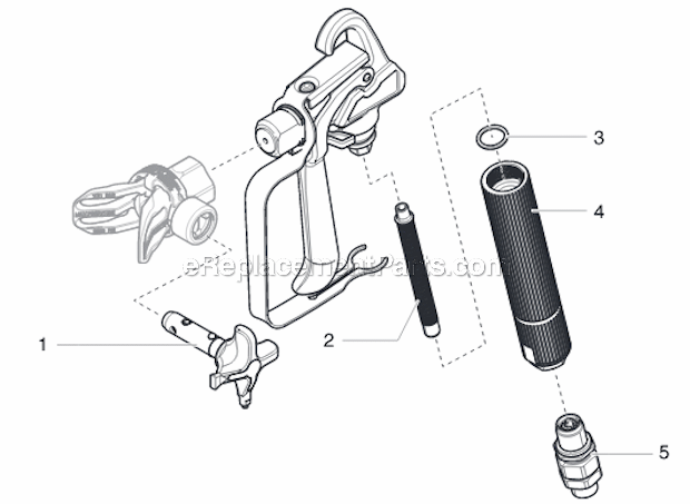 Page C Diagram and Parts List for ADVANTAGE200  Titan Sprayer