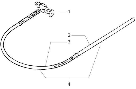 Powrliner 6000 Bleed Line Assembly With Valve (P/N 840-212) Diagram and Parts List for 6000  Titan Paint Sprayer