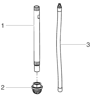 Rentspray Plus Siphon Tube Assembly (High Rider) Diagram and Parts List for RENTSPRAY Plus Titan Paint Sprayer