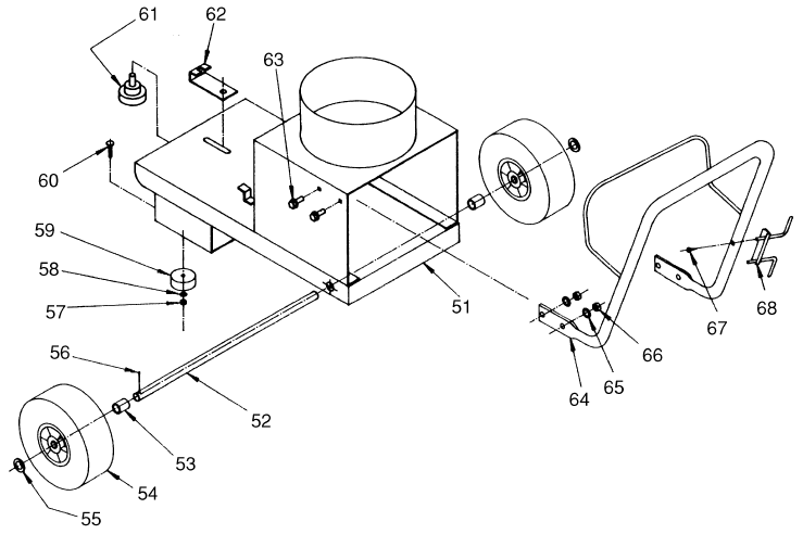 Profinish Tsp Cart Assembly (773-683) Diagram and Parts List for TS-TSR-TSP  Titan Paint Sprayer