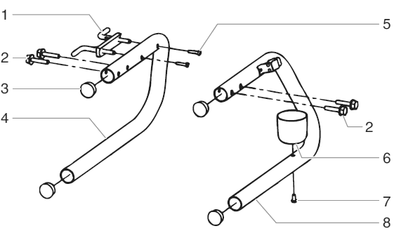 Rentspray Plus Stand Assembly Diagram and Parts List for RENTSPRAY Plus Titan Paint Sprayer
