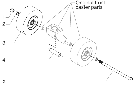 Lcx 130 Accessories Turf Kit (P/N 0509965) Diagram and Parts List for LCX130  Titan Paint Sprayer