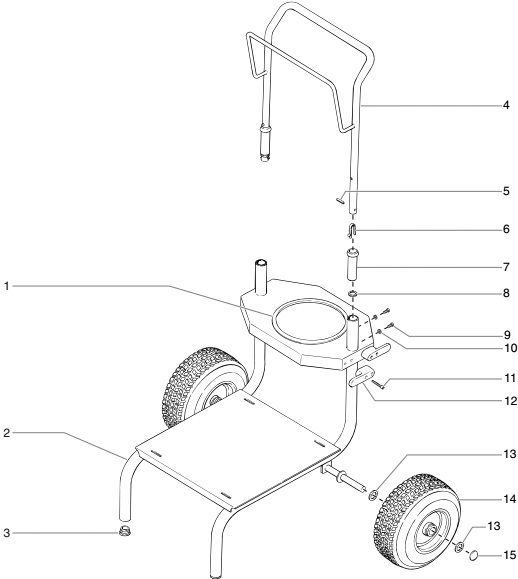 Cs10000 Hvlp Spray System Cart Assembly Diagram and Parts List for CS10000HVLP  Titan Paint Sprayer