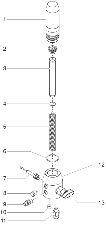 Lcx 130 Filter Assembly Diagram and Parts List for LCX130  Titan Paint Sprayer