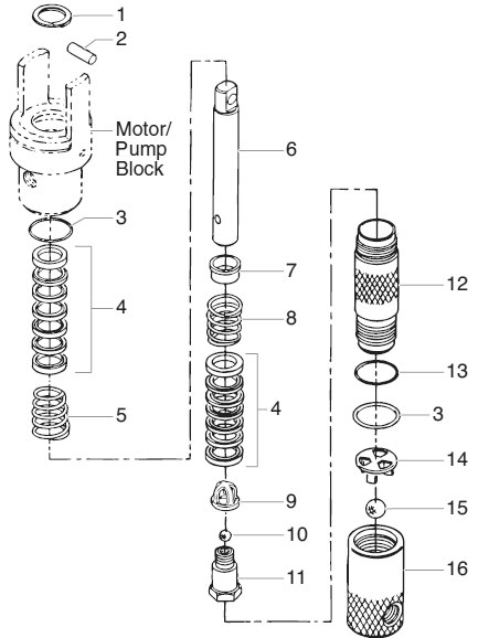 Powrtwin 8900gh Fluid Section Diagram and Parts List for 8900GH  Titan Paint Sprayer
