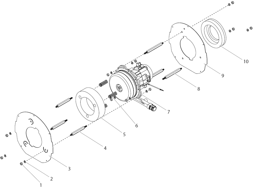 Capspray 75 Turbine Assembly Diagram and Parts List for CAPSPRAY-75HVLP  Titan Paint Sprayer