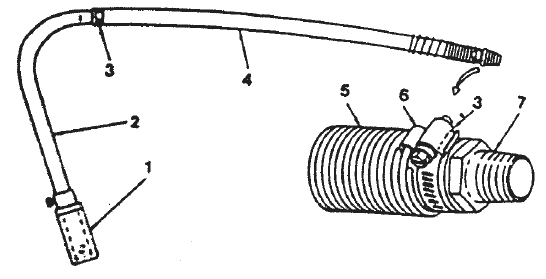 Powrtwin 5500 Syphon Hose Assembly Diagram and Parts List for 5500  Titan Paint Sprayer