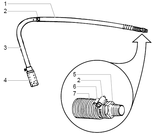 Powrtwin 3500 50th Ann. Siphon Hose Assembly Diagram and Parts List for 3500  Titan Paint Sprayer