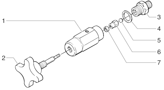Powrliner 8900 Bleed Valve Assembly (P/N 944-028) Diagram and Parts List for 8900  Titan Paint Sprayer