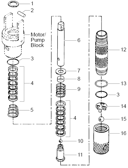 Powrtwin 3500 50th Ann. Fluid Pump Diagram and Parts List for 3500  Titan Paint Sprayer