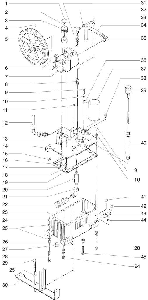 Powrtwin 6900gh Hydraulic System Diagram and Parts List for 6900GH  Titan Paint Sprayer
