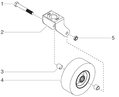 Powrliner 8900xlt Sp Wheel Assembly Diagram and Parts List for 8900XLTSP  Titan Paint Sprayer