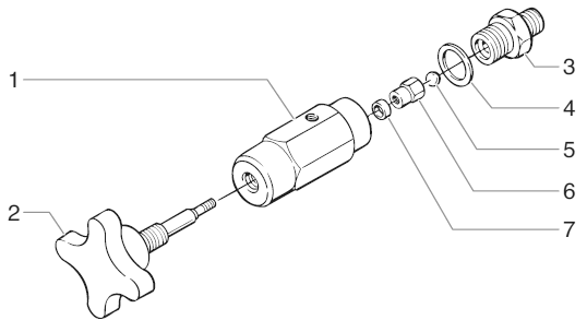 Powrliner 4900 Bleed Valve Assembly(P/N 944-028) Diagram and Parts List for 4900  Titan Paint Sprayer