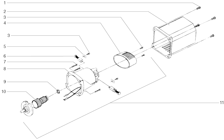 330 Motor Assembly Diagram and Parts List for 330  Titan Paint Sprayer