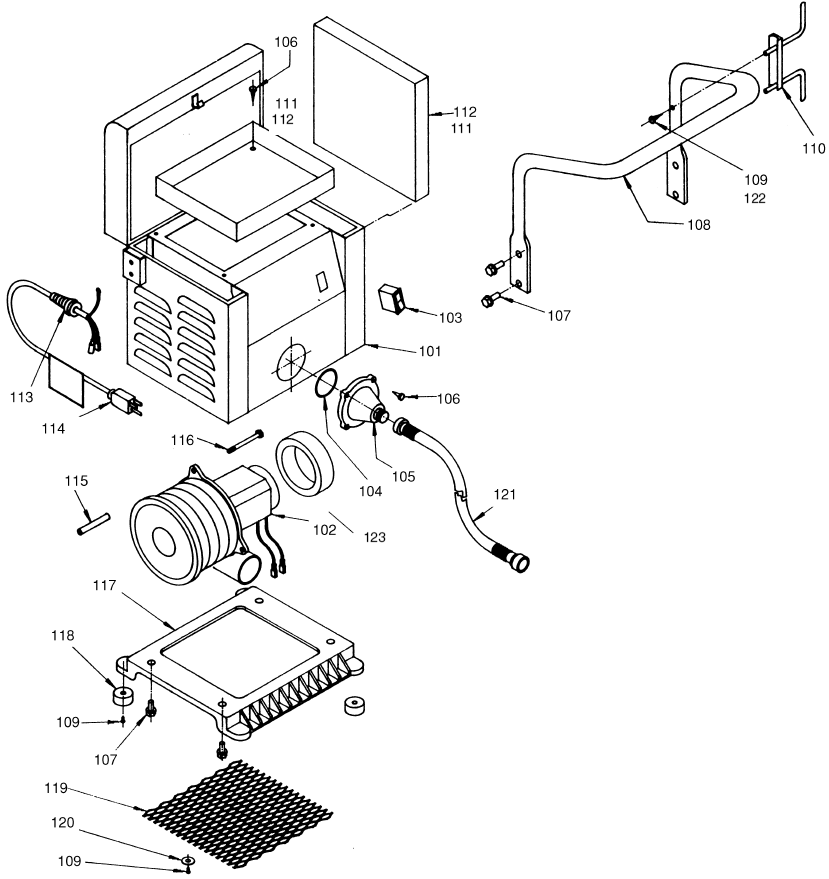 Profinish Or Pro-Finish Ts40 Ts50 Turbine Diagram and Parts List for TS-TSR-TSP  Titan Paint Sprayer