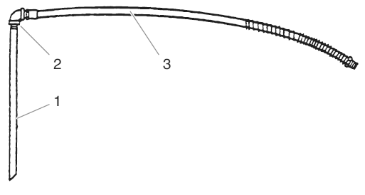 Bleed Line Assembly Diagram and Parts List for 103-106 commander Titan Paint Sprayer