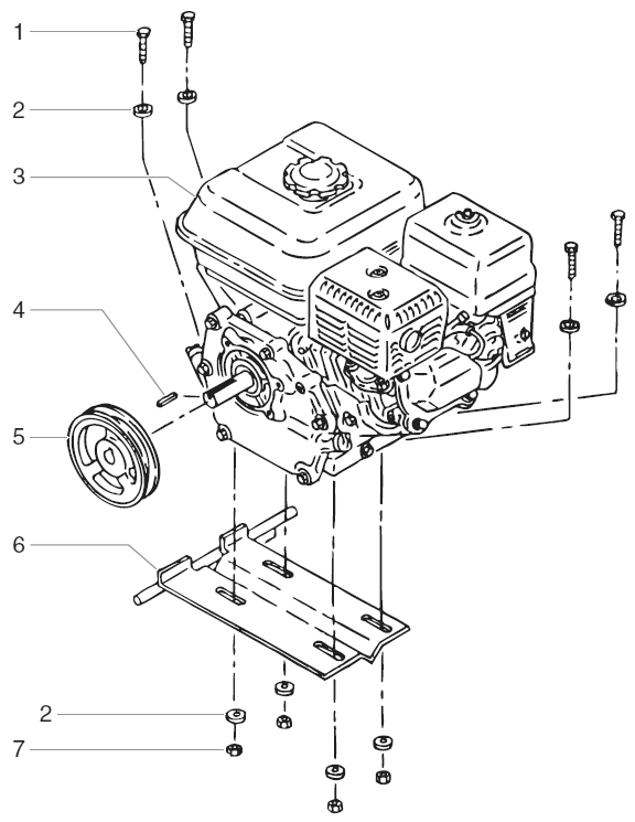 Powrtex 6900sf / 12000sv Gas Convertokit Diagram and Parts List for 6900SF-12000SV  Titan Paint Sprayer