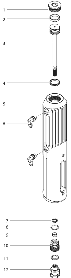 Powrbeast 7700 Hydraulic Motor Diagram and Parts List for 7700  Titan Paint Sprayer