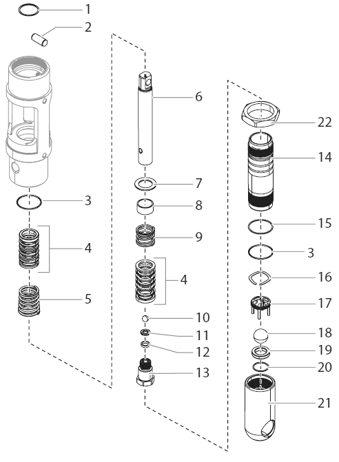 Powrtwin 4900 Fluid Section Diagram and Parts List for 4900 Plus Titan Paint Sprayer
