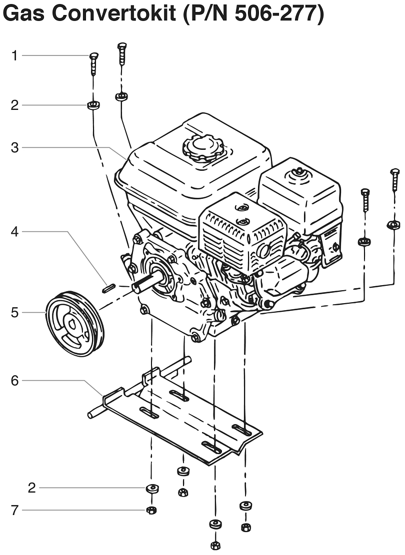 Powrtwin 12000gh Gas Convertokit Diagram and Parts List for 12000GH Insert Titan Paint Sprayer