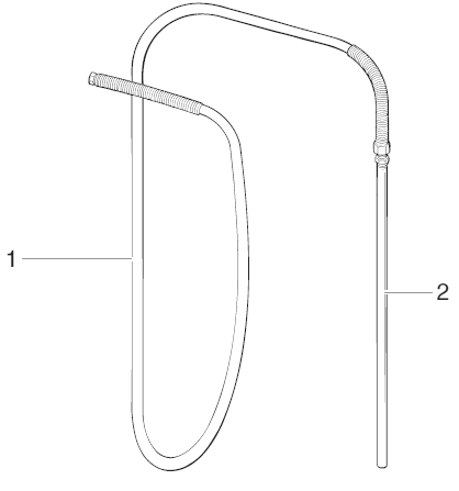 Linecrew 1600 Return Hose Assembly (P/N 0509173) Diagram and Parts List for 1600  Titan Paint Sprayer