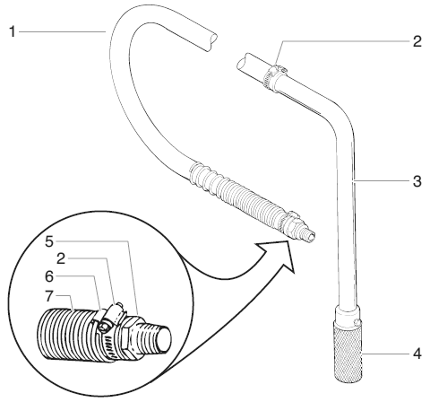 Powrtwin 8900gh Siphon Hose Assembly Diagram and Parts List for 8900GH  Titan Paint Sprayer