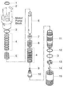 Powrtwin 6900gh Fluid Section Diagram and Parts List for 6900GH  Titan Paint Sprayer