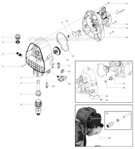 Part Location Diagram of 0293938 Titan Gear Assembly