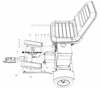 Motor Assembly Diagram and Parts List for SPEEFLO PowrDriver Titan Paint Sprayer