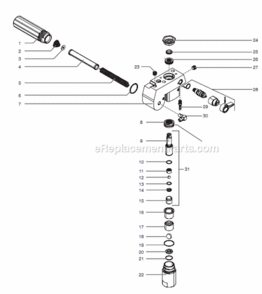 Part Location Diagram of 704-252 Titan Filter Housing