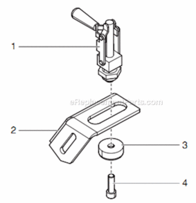 Brake Assembly Diagram and Parts List for 2850 0290008 Titan Paint Sprayer