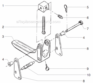 Second Gun Assembly Diagram and Parts List for 6950 0290010 Titan Paint Sprayer
