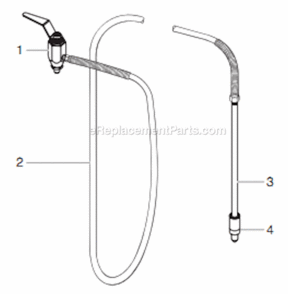 Bleed Valve Assembly Diagram and Parts List for 6950 0290010 Titan Paint Sprayer