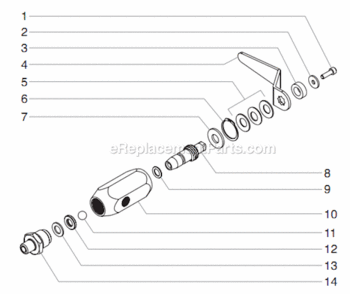 Wheel Assembly Diagram and Parts List for 8950 0290011 Titan Paint Sprayer