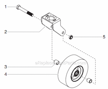 Cart Assembly Diagram and Parts List for 8950 0290011 Titan Paint Sprayer